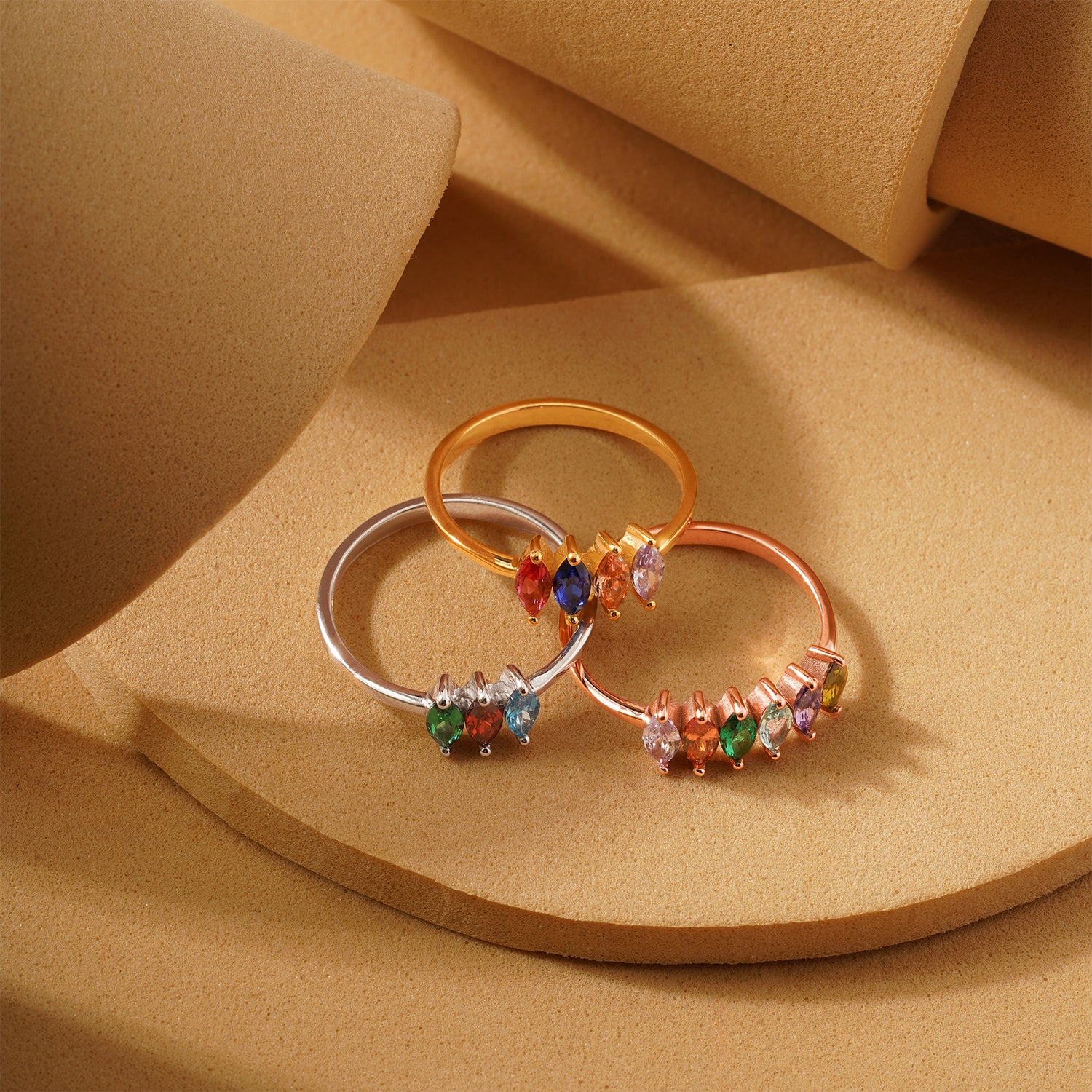 Marquise Birthstone Ring