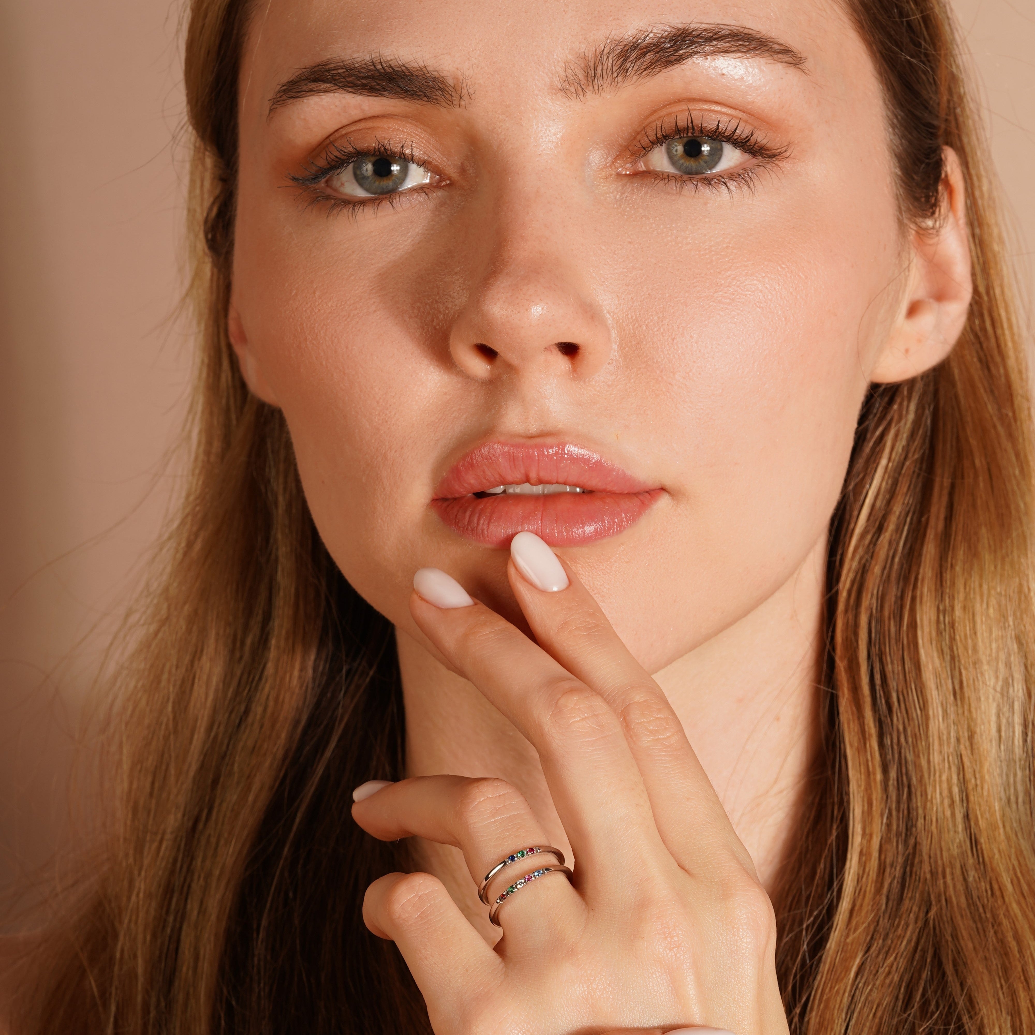 Dainty Stackable Birthstone Ring