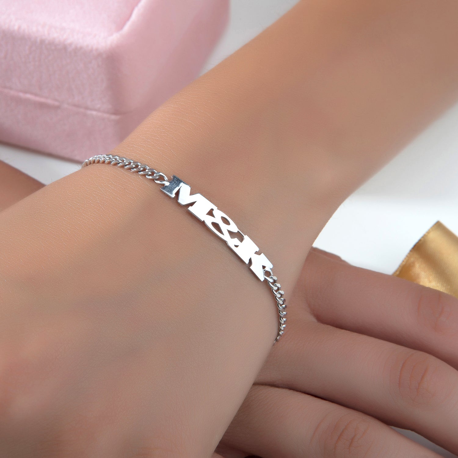 Cuban Chain Name Bracelet