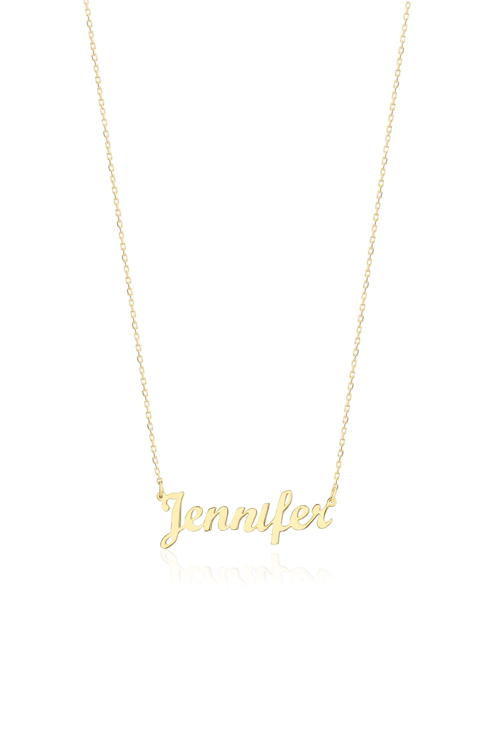 Silver Name Necklaces For Women, Custom Gift For Mothers, 14K Gold Name Necklace, Personalized Gifts, Birthday Gifts, Gift For Mothers Day