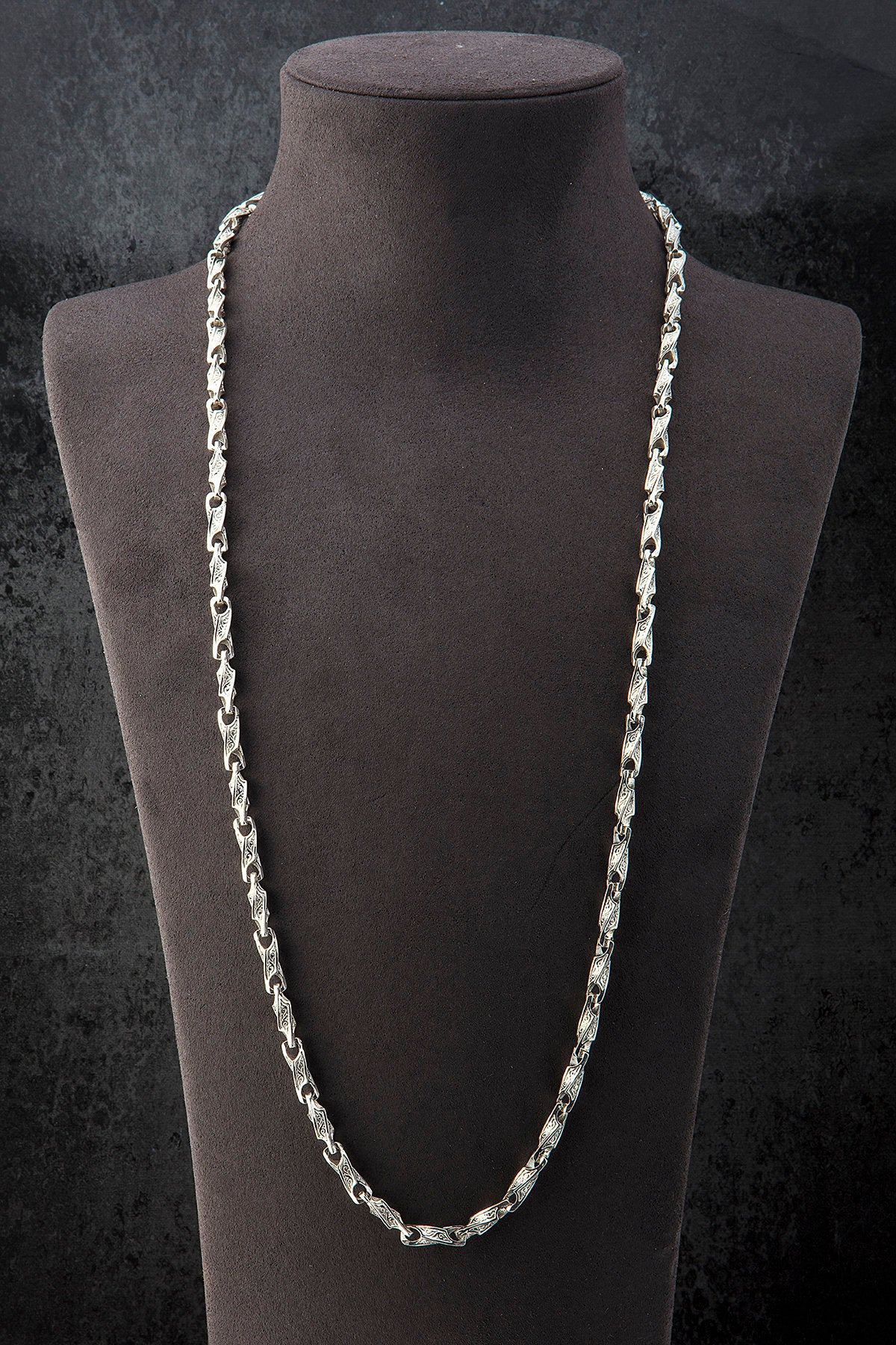 Solid Silver Byzantine Chains, Handmade Chain Man Necklace, Sterling Silver Chain Necklace, Gift For Father's, Unique Gift For Father's Day