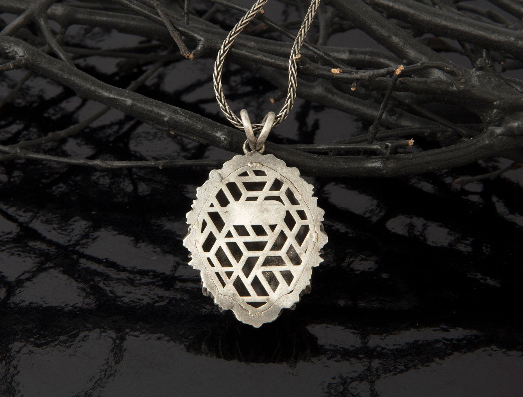 Solid Silver Lion Man Necklaces, Animal Pendants, Oxidized Unique Lion Head Necklace, Jewelry Gift For Men's, Unique Gift For Father's Day