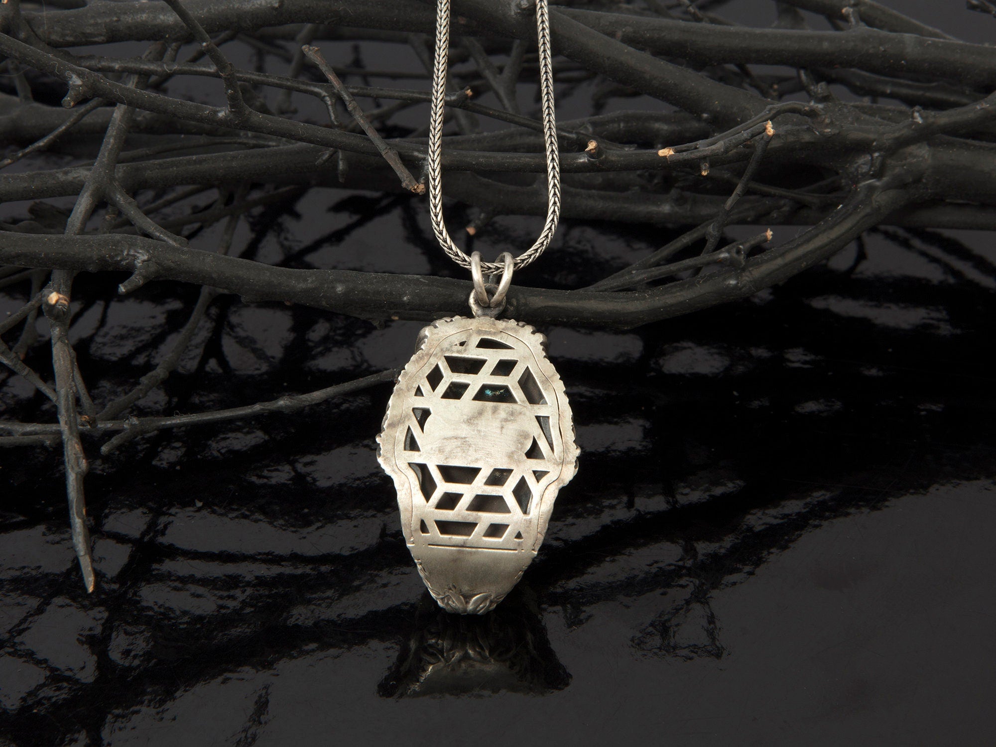 Solid Silver Skull Necklace, Skull Pendant, Bikers Jewelry, Gift For Father's, Handmade Gothic Skull Necklace, Meaningful Father's Day Gifts