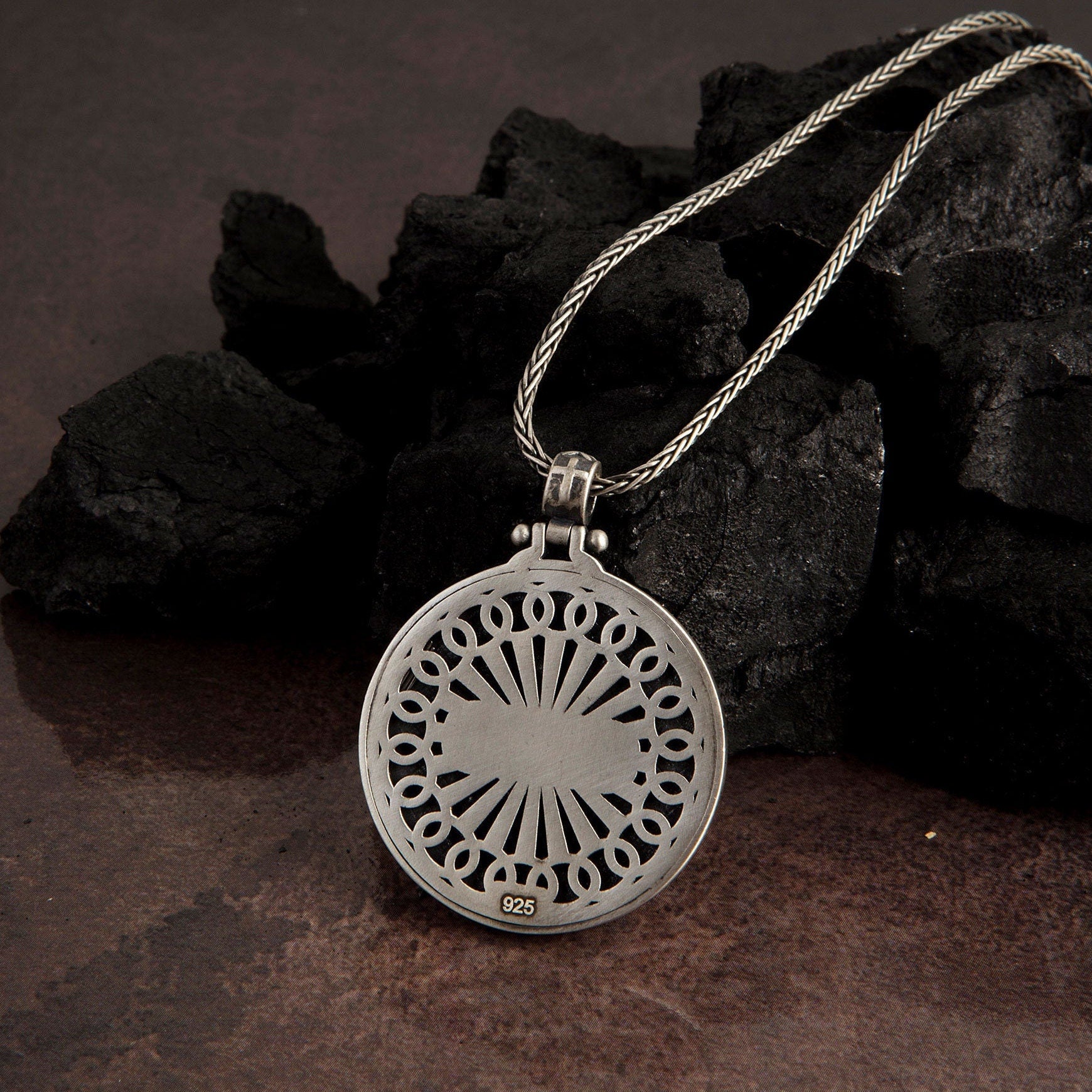 Silver Saint Christopher Necklace, St Christopher Pendants, Catholic Religious Jewelry, Birthday Gifts For Men, Unique Gift For Father's Day