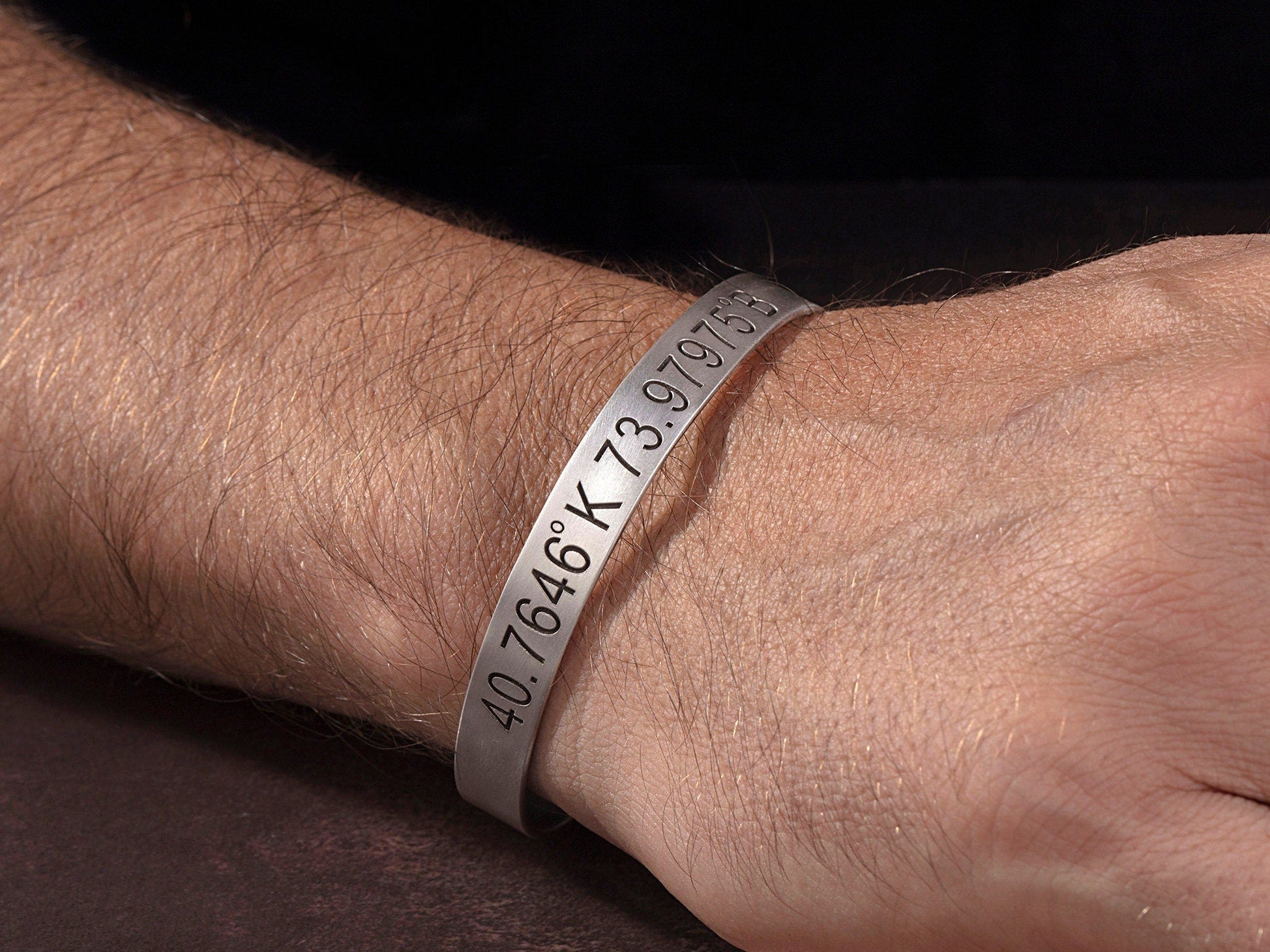 Sterling Silver Name Bracelets, Personalized Men's Jewelry, Gifts For Boyfriends, Family Bracelet For Fathers, Unique Gift For Father's Day