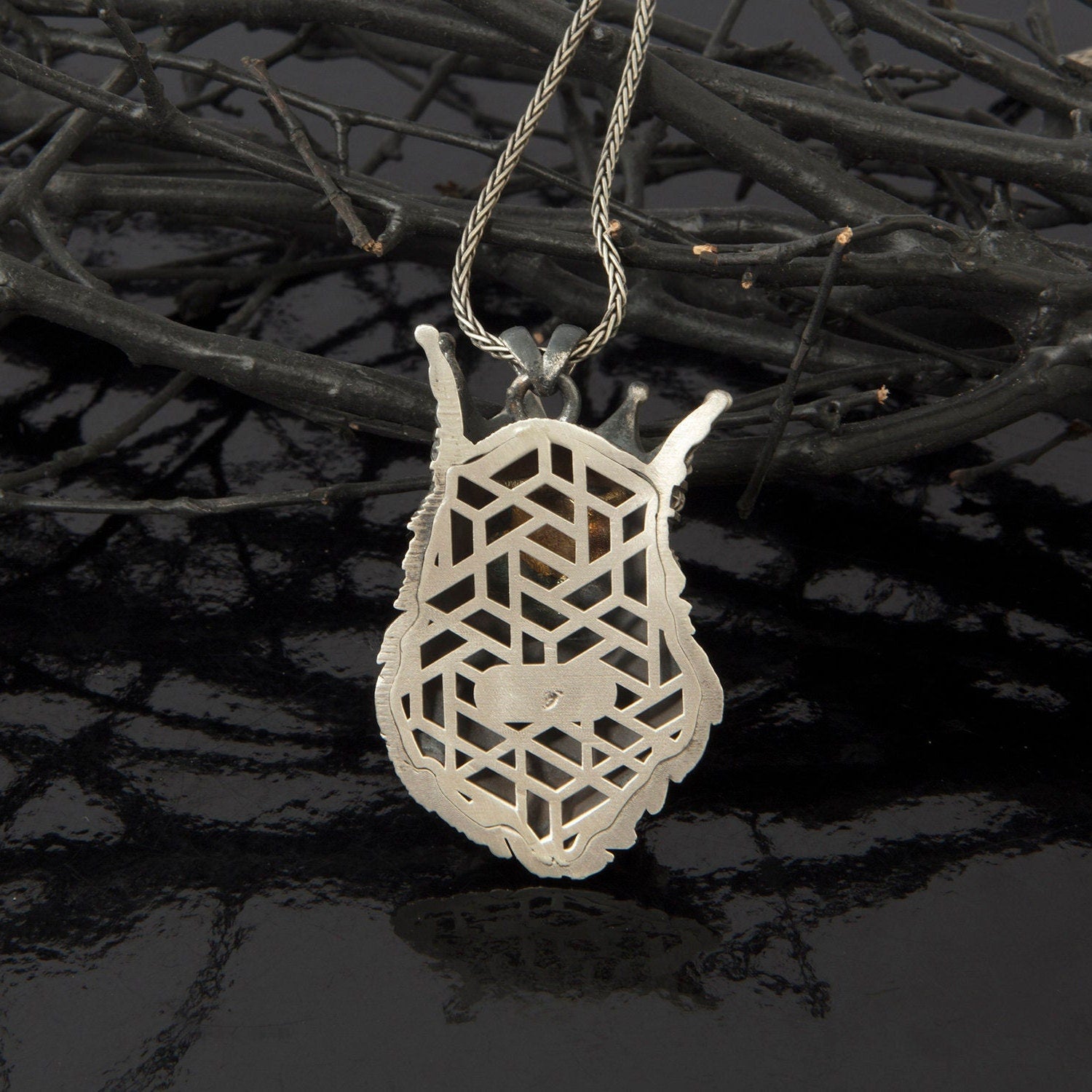 Sterling Silver Gorilla Necklace, King Crowned Gorilla Pendant, Monkey Pendant, Gift For Man, Animal Pendants, Unique Gift For Father's Day