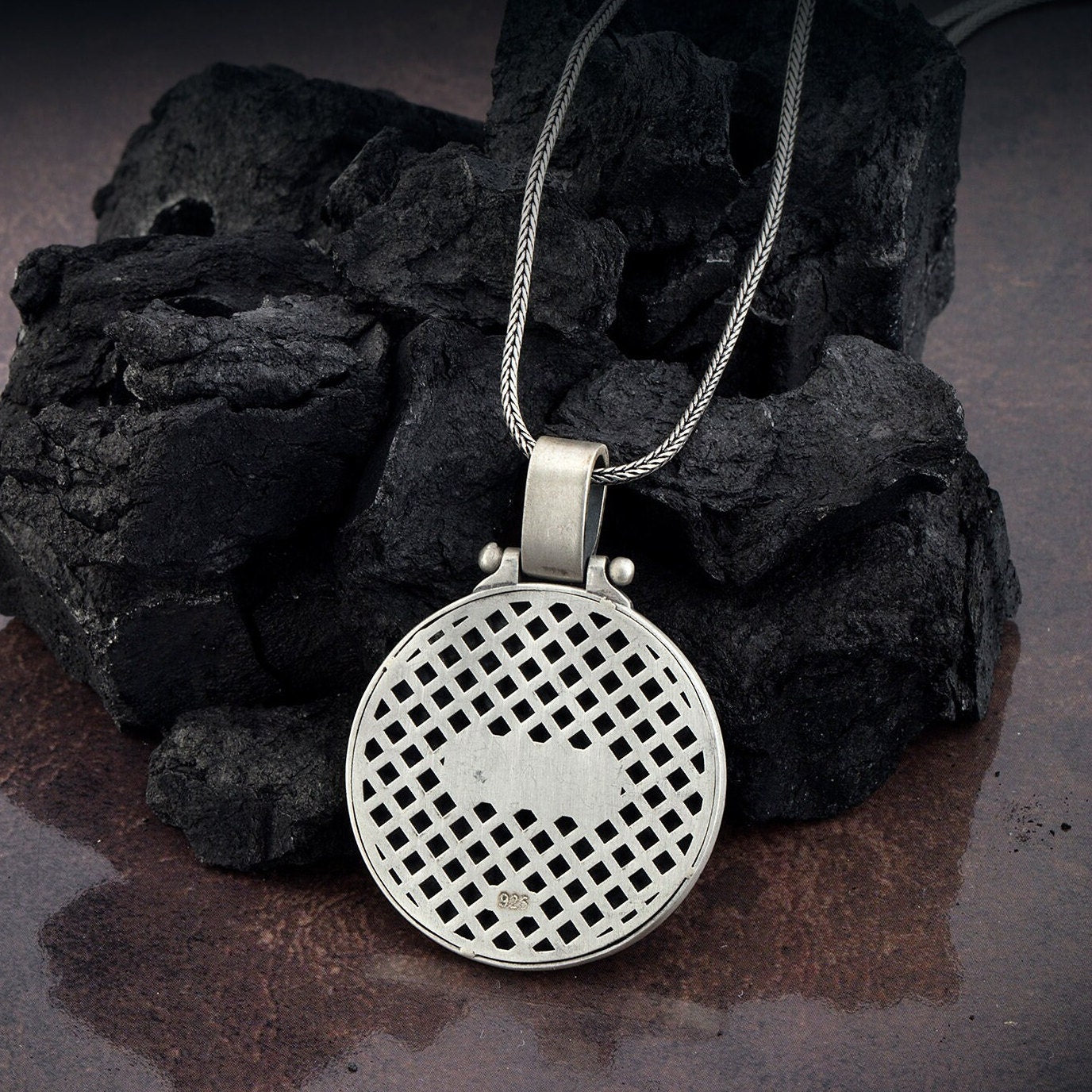 Silver Spartan Necklace, Greek Spartan Warrior Necklace, Leonidas Pendant, Gift For Husband, Necklace For Men, Unique Gift For Father's Day