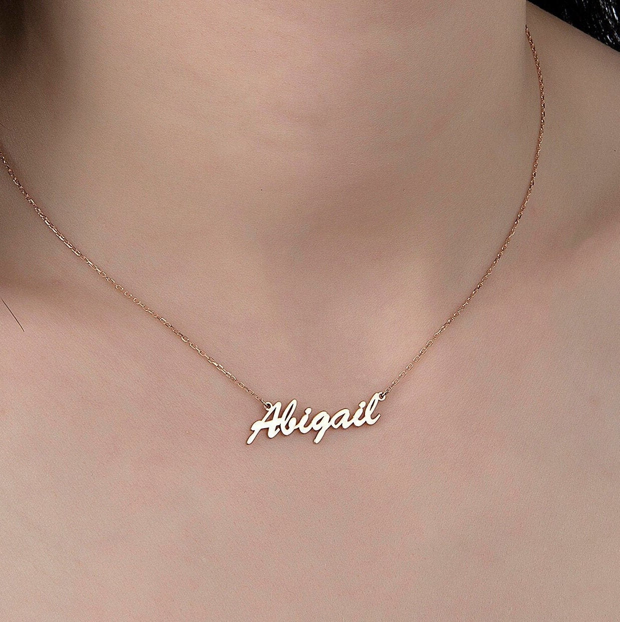 Silver Name Necklace For Women, Custom Birthday Gifts, 14K Gold Name Necklace, Gifts For Mothers, Personalized Gifts, Gift For Mothers Day