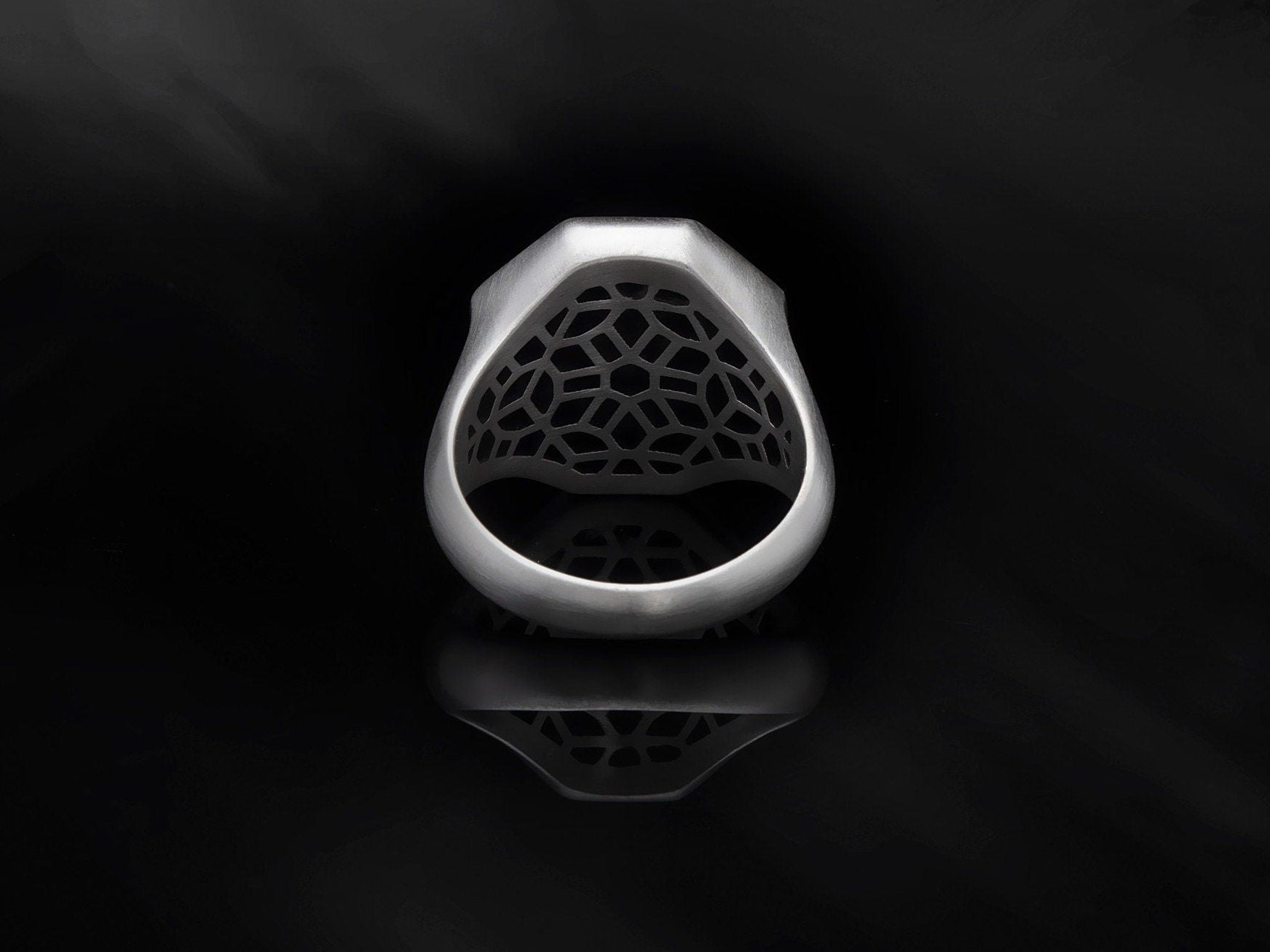 Sterling Silver Unique Skull Ring, Men's Statement Rings, Skull Ring For Bikers, Birthday Gift for Boyfriends, Unique Gift For Father's Day