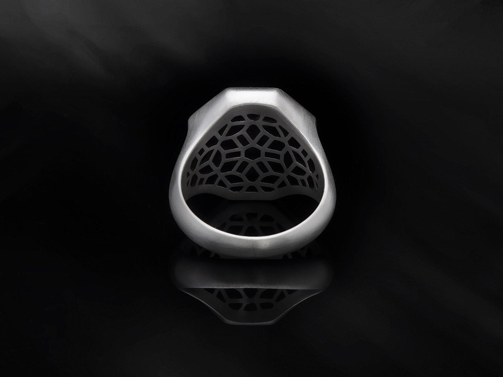 Oxidized Silver Jesus Christ Praying Ring, Savior Messiah Cross Rings, Unique Crucifix Ring For Religious Men, Unique Gift For Father's Day