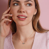 Marquise Shaped Birthstone Necklace