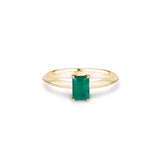 Emerald Engagement Ring For Women - Promise Ring