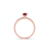 Elegant Ruby Solitaire Ring - Wedding Ring For Women