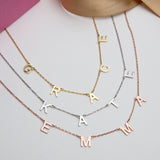 Custom Initials & Name Necklace