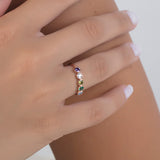 Custom Birthstone Ring For Mom