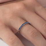 Half Infinity Birthstone Ring – Round Prong Setting