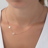 Personalized Sideways Initial Necklace