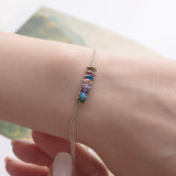 Marquise Shaped Birthstone Bracelet
