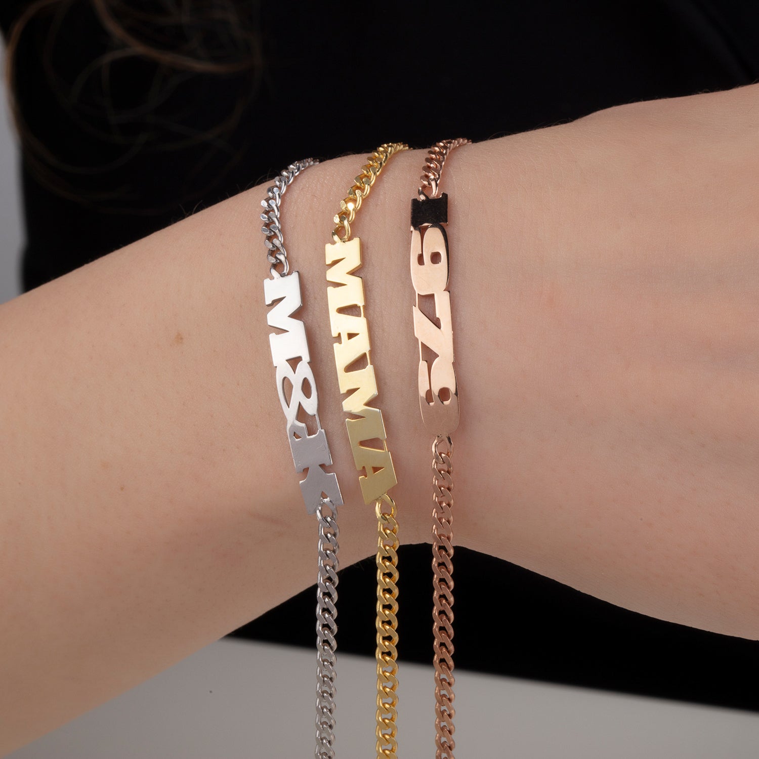 Cuban Chain Name Bracelet