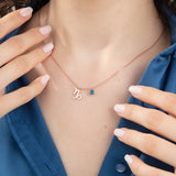 Zodiac Sign Necklace With Birthstone