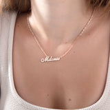 Figaro Chain Custom Name Necklace – Personalized Jewelry