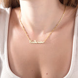 Figaro Chain Custom Name Necklace – Personalized Jewelry