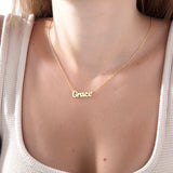 Dainty Personalized Nameplate Necklace