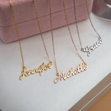 Dainty Handwritten Name Necklace
