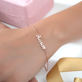 Minimalist Custom Name Bracelet