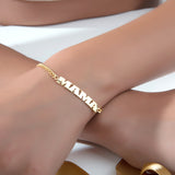 Custom Name Cuban Chain Bracelet