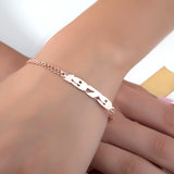 Custom Name Cuban Chain Bracelet