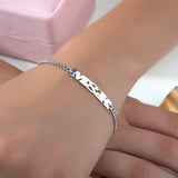 Custom Name Cuban Chain Bracelet