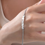 Custom Name Cuban Chain Bracelet