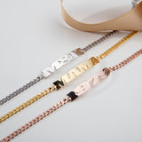Custom Name Cuban Chain Bracelet