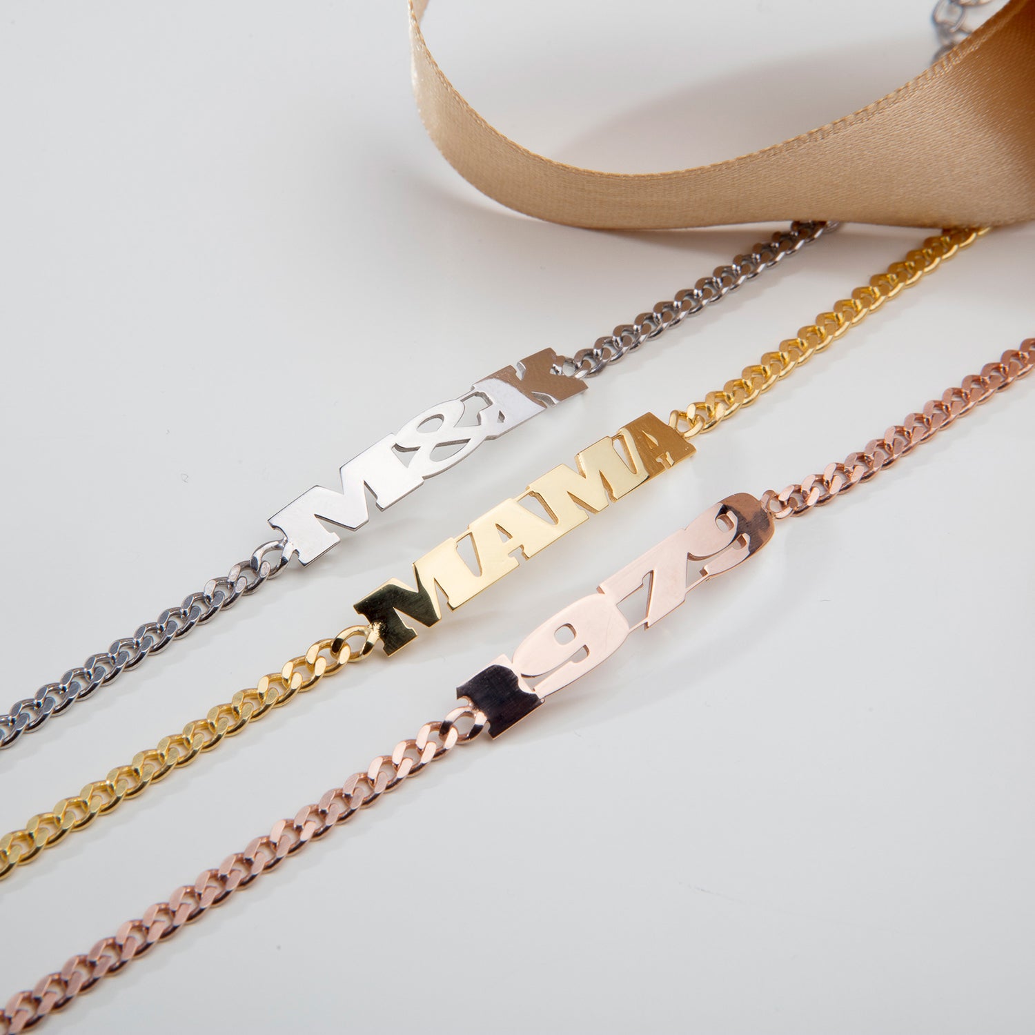 Cuban Chain Name Bracelet