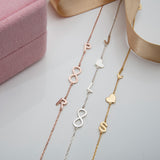 Custom Initial Bracelet – Personalized Letter Bracelet