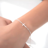 Dainty Cross Bracelet For Women