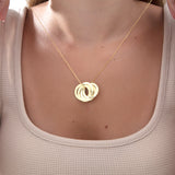 Personalized Multiple Name Circle Necklace