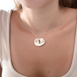 Personalized Multiple Name Circle Necklace