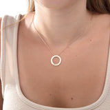 Personalized Multiple Name Circle Necklace