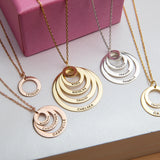 Multi-Name Family Necklace For Mothers