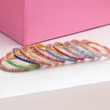 Half Infinity Birthstone Ring – Round Prong Setting