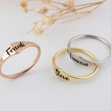 Custom Name Ring For Women - Personalized Jewelry