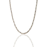 Handmade 925 Sterling Silver Byzantine Chain Necklace For Men