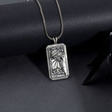 Sterling Silver Jesus Cross Necklace For Men