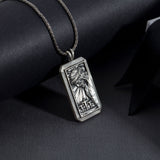 Sterling Silver Jesus Cross Necklace For Men