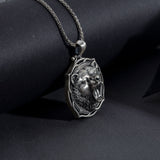 925 Sterling Silver Bear Head Necklace