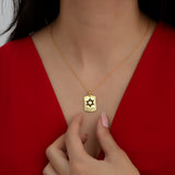 Customizable Star of David Name Necklace
