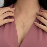 Elegant Cross Pendant Necklace