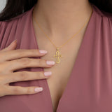 Elegant Cross Pendant Necklace